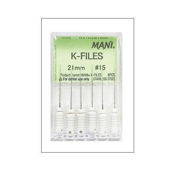 Mani K File 25mm No.45-80 Dental